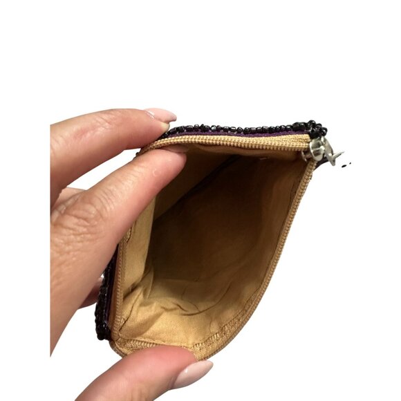 CAPRICORN Beaded Zodiac Astrology Zip Coin Purse - Picture 8 of 8